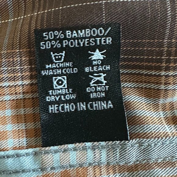 Youth Bamboo Short Sleeve button up - Picture 6 of 7